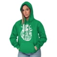 thumbnail image 3 of Powered By Plants Healthy Vegetarian Hoodie Sweatshirt Women Men Brisco Brands S, 3 of 5
