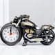 thumbnail image 4 of Naiovety Reloj despertador para motocicleta que se despierta a tiempo con una alarma súper fuerte de plástico ABS resistente y duradero Electrodomésticos doble negro, 4 of 5