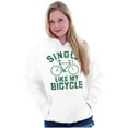 thumbnail image 3 of Single Like My Bicycle Gear Hipster Hoodie Sweatshirt Women Men Brisco Brands S, 3 of 6