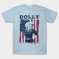 thumbnail image 3 of Dolly American Flag T-Shirt Sizes S-5Xl GooGate, 3 of 7