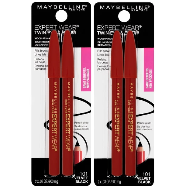 Lápices de maquillaje Maybelline Expert Wear Twin Brow & Eye, 4 unidades Maybelline Maybelline New York
