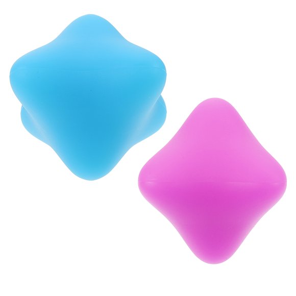 EeaseMX 2 pelotas de entrenamiento de manos y masaje de dedos para terapia de ejercicios de dedos en casa.