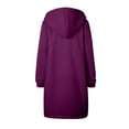 thumbnail image 4 of Dyegold Cropped Hoodie Ladies Long Coat For Women Black Zip Up Y2K Clothes Plus Size ​Christmas ​Women'S Winter Coats ​My Orders, 4 of 8