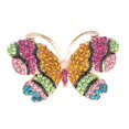 thumbnail image 2 of Rhinestone  Brooch, Alloy Decoration Gift  Brooch Pin   For Party For Girls, 2 of 8