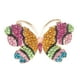 thumbnail image 2 of Broche De Mariposa, Regalo De Decoración Broche De Mariposa Con Diamantes De Imitación Exquisita aleación Encanto De Seguridad Para Bodas Para Niñas, 2 of 7