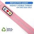 thumbnail image 5 of Pawtitas 6 FT Dog Leash Reflective Dog Leash Recycled Dog Leash Training Leash Puppy Leash Pink Dog Leash, 5 of 9