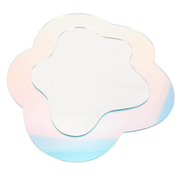 AURARMLET 1Set Mirror For Living Room Wavy Design Acrylic Waterproof