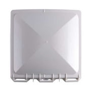 Superior Electric RVA1551W RV Trailer Vent Cover / Lid Fits for 14" x 14" Jensen Metal Roof Vents - White