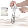 thumbnail image 3 of Batidor de huevos con manivela manual, mezclador manual de huevos de acero inoxidable para cocina casera, 3 of 5