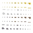 thumbnail image 5 of HONMEET 32-Piece Zipper Repair Kit for Clothes Sewing with Alloy Zipper Stops, Pins, and Essential Accessories Set, 5 of 7