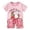 Pink, variant on HCYSFG Boys Graphic Print Outfit Sets 2 Piece Clothing Sets Crewneck Short Sleeve T Shirt And Shorts Matching Sets
