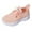 Pink, variant on WEAIXIMIUNG Platform Sneakers Women foreign Trade New Flying Weaving Mesh Breathable Women's Shoes Round Head Soft Bottom Breathable Sneakers