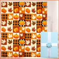 thumbnail image 4 of Fall Throw Blanket, Pumpkin Leaf Fall Plaid Throw Blanket for Women Men Soft Couch Living Room Bed Blanket for Girls Boys, Orange Checkered Blanket for Autumn, Utilize Fall Decor Throw Blanket, 4 of 5