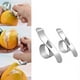 thumbnail image 1 of 2 peladores de naranjas, de fácil apertura, de acero inoxidable, para pelar limones, quitar la piel de los cítricos, rebanador, pelador, utensilios de cocina, 1 of 5