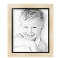 thumbnail image 2 of ArtToFrames 10" x 12" Silver with Black Lip Picture Frame, 10x12 inch Multi Wood Poster Frame (WOM-5193),  Pack, 2 of 7