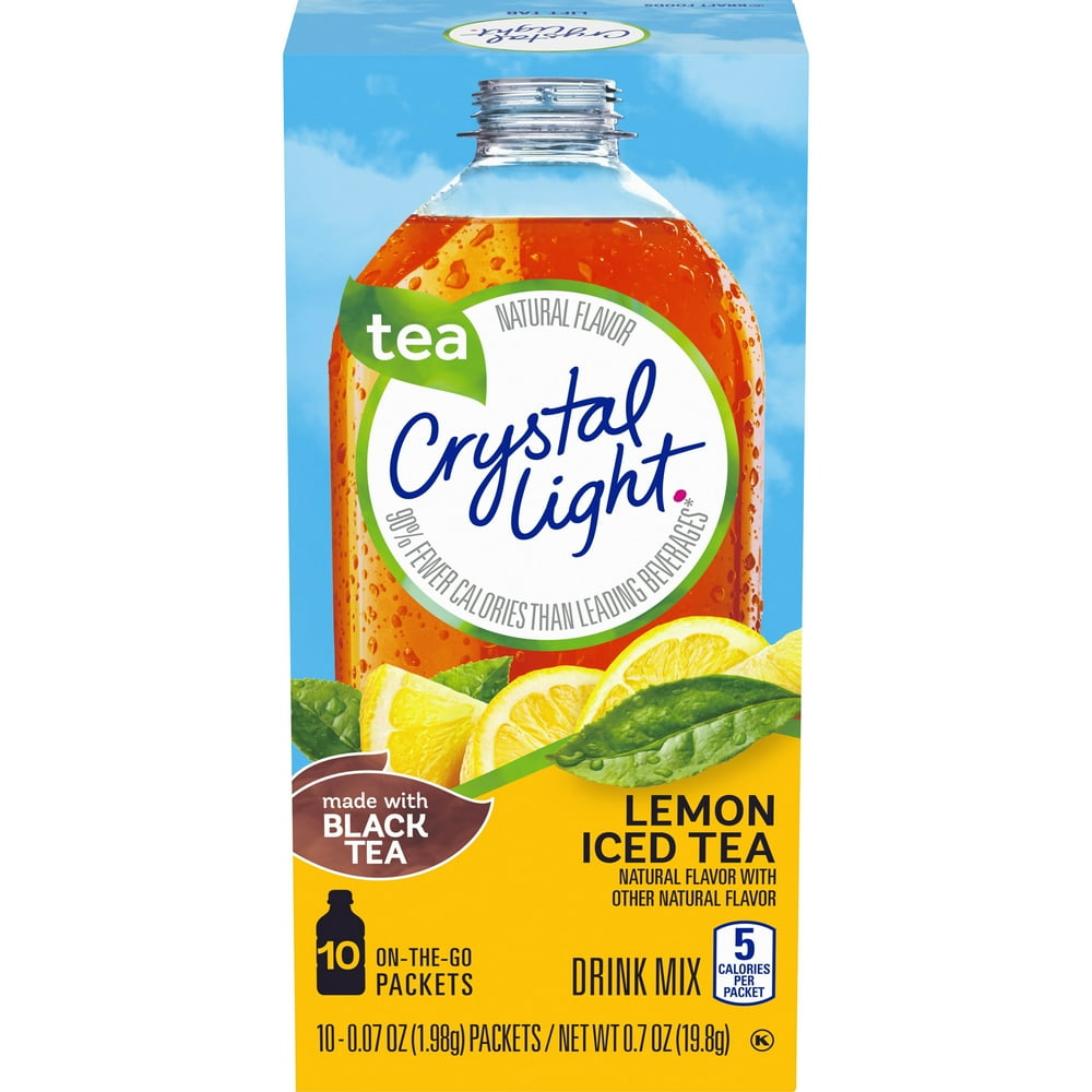 Crystal Light Lemon Iced Tea Naturally Flavored Powdered Drink Mix 10 crystal-light-lemon-iced-tea-naturally-flavored-powdered-drink-mix-10