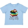 thumbnail image 3 of Inktastic Mamas Little Reading Buddy Bookworm Boys or Girls Toddler T-Shirt, 3 of 5