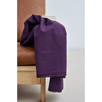 Meet MILK Cana Seersucker Tencel Lyocell Cotton Fabric Purple - per yard