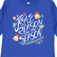 thumbnail image 4 of Inktastic Jesus is the Reason for the Season Christmas Bells and Stars Boys or Girls Long Sleeve Toddler T-Shirt, 4 of 5