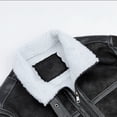 thumbnail image 6 of CloudStyle Mens Vintage Motorcycle Biker Leather Jacket, 6 of 11