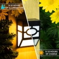 thumbnail image 3 of Solar Deck Lights  Led Outdoor Garden Decorative Wall Mount Fence Post Lighting  8 Packs, 3 of 7