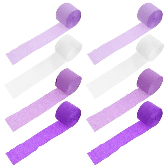 WRITWAA Assorted Color Decorative Paper Streamers for Birthday and Wedding Events