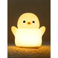 thumbnail image 1 of Lámpara YuanDian Penguin Night Light de silicona, suave al tacto, 1 of 7