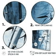 thumbnail image 4 of Designart "Serenity In A Forest Of Blue Bamboo" Bamboo Picture Framed Canvas Prints, 4 of 5