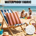 thumbnail image 6 of Outdoor Waterproof Pillow Covers,Easy to Clean Stripes Decoratives for Patio Couch Sofa Garden Sofa Bedroom 17.72x17.72 Inch, 6 of 6