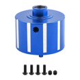 thumbnail image 3 of Portadiferencial metálico escala 1:5, tapa de la carcasa del diferencial para coche RC Azul, 3 of 8