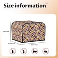 thumbnail image 5 of Lsque Halloween Pumpkin Print 4 Slice Toaster Cover , Kitchen Appliance Dustproof Protector , Toaster Protector Dustproof Kitchen Appliance Cover, 5 of 7