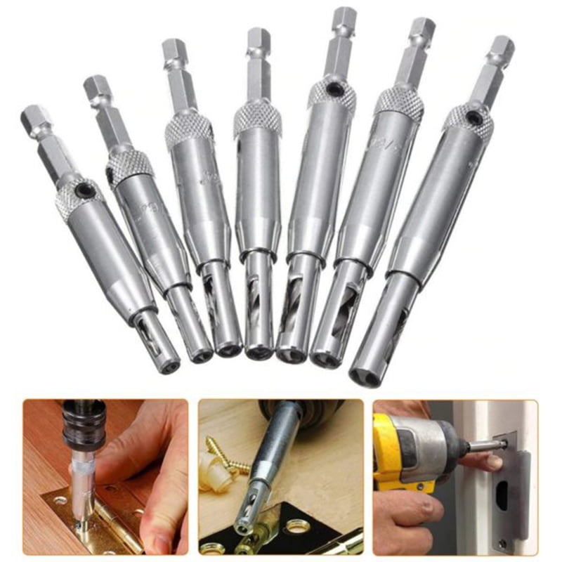 Self centering drill bit set sale
