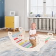 thumbnail image 2 of Gymax 4-in-1 Rocking Horse Climber w/ Arch Climber Crawling Tunnel for Boys & Girls, 2 of 10