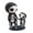 C, variant on jovati Sugar Skull Coulp Figurine Statues Table Decor Hand Crafts Resin Ornament