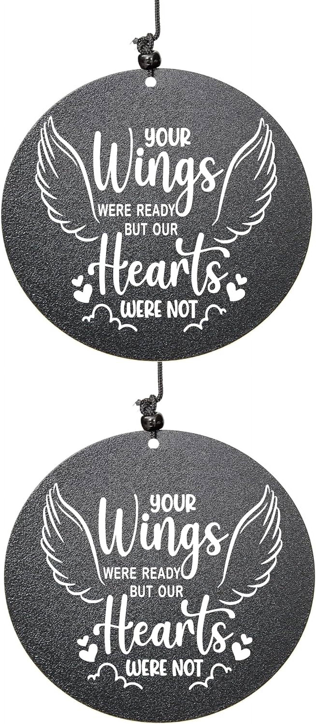 Memorial Wind Chimes for Loss of Loved One Rememberance Gifts for Loss of Dad Mom Wife Husband Daughter Large Angel Windchimes Garden Patio Home Décor
