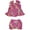 Pink, variant on Girls Hawaii Style Cotton Dress Set,  Made in Hawaii. Kids Size 3-4
