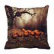 thumbnail image 1 of Funda De almohada ABPHQTO Campo De calabaza Un Viejo Árbol Cuervo En el Bosque 40x40 cm, 1 of 1