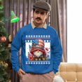thumbnail image 5 of Christmas Sweatshirt, Patriotic Home of the Brave Gnome Sweatshirt, Military Support Holiday Sweatshirt, Unique Gnome Lover Gift for Women & Men, 5 of 5