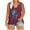 #2-Wine, variant on Patlollav Women Summer Tops Trendy Print V Neck Sleeveless Tee Shirts on Ladies