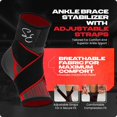 thumbnail image 2 of Special Essentials 1 Pair Ankle Brace with Ankle Strap for Men & Women: Plantar Fasciitis Relief, Ankle Support, Neuropathy Pain Relief, Achilles Tendonitis, Ankle/Foot Compression Sleeve Wrap, 2 of 7