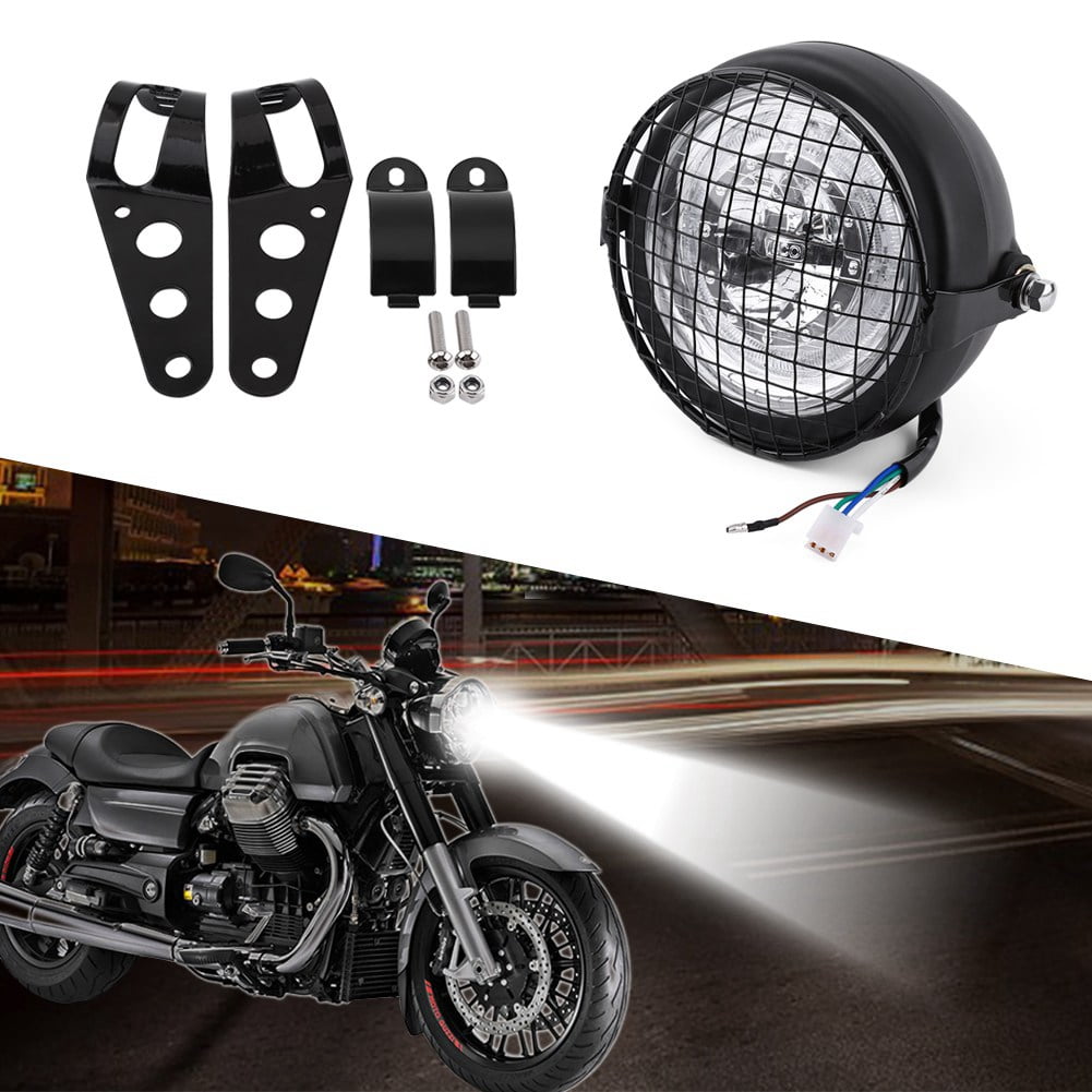 OTVIAP Motorcycle LED Headlight, LED Headlight Grill,6.5 Motorcycle