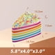 thumbnail image 2 of Juguetes para apretar, pastel de crecimiento lento, juguetes antiestrés, Squishy Kawaii Rainbow JM, 2 of 5
