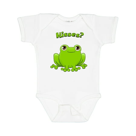 

Inktastic Kisses - Cute Frog Gift Baby Boy or Baby Girl Bodysuit