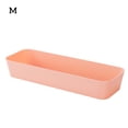thumbnail image 1 of Caja de almacenamiento Rectangular de plástico Cajón de escritorio Estuche de cosméticos Organizador de papelería Contenedor de calcetines Almacenamiento y organización del hogar rosado rojo METRO Toystoory HA003019-05, 1 of 6