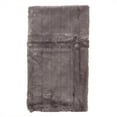 thumbnail image 2 of SARO TH161.GP5060 Faux Fur Plush Sable Poly Filled Throw Blanket  Gold, 2 of 3