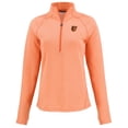 thumbnail image 2 of Women's Cutter & Buck Heather Orange Baltimore Orioles Peshastin Eco Fleece Recycled Raglan Half-Zip Top, 2 of 3