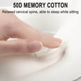thumbnail image 4 of Qholemyo U Shaped Hump Travel Neck Pillow Soft Breathable Cervical Support Pillow Travel Essentials Stretchy Car Airplane Pillow, 4 of 4