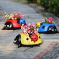 thumbnail image 4 of Pot de Fleurs en Résine Ladybug Jardinière de Jardin Pot de Fleurs Mignon Design d'Animal de Jardin Jardinière Pot pour Décoration Intérieure Extérieure, 4 of 8