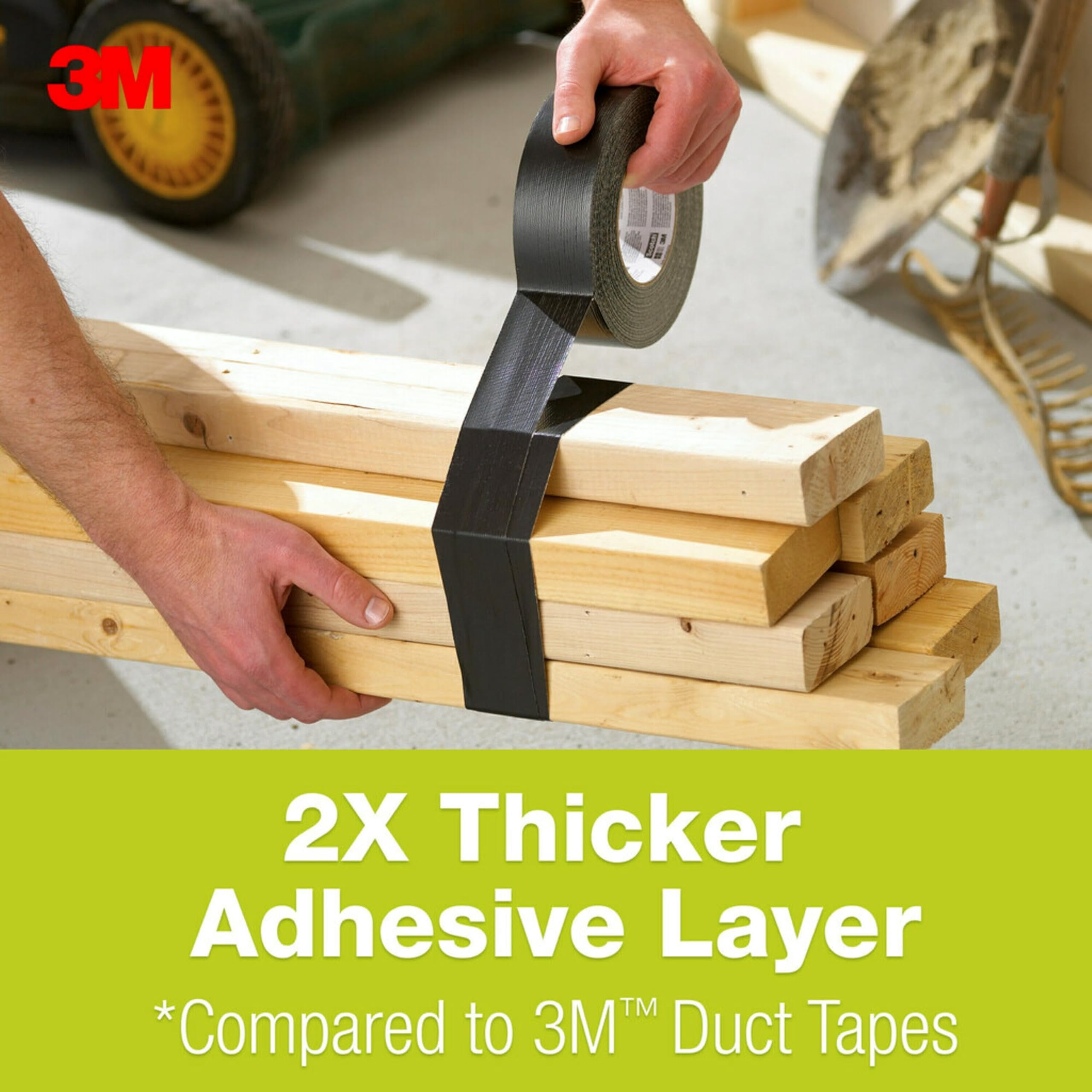 3M Extreme Hold Duct Tape 2830-B, 1.88 in x 30 yds - Quantity 9