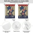 thumbnail image 3 of Patriotic Welcome Garden Flag 12.5"x18" – Inspirational Outdoor Decoration for Yard, Garden, or Home – American-Themed Double-Sided Flag for Porch, Lawn, and Patriotic Holidays, 3 of 5